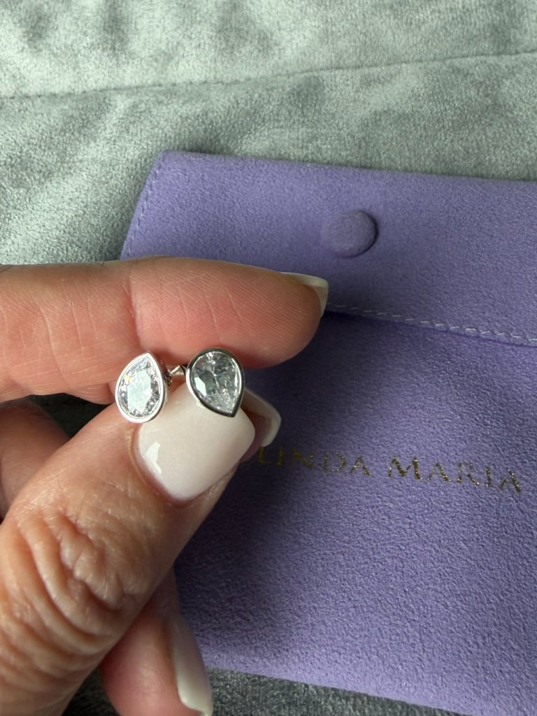 Melinda Maria Isla 8mm Stud Earrings - Nwt - Gorgeous! — image 6 of 7